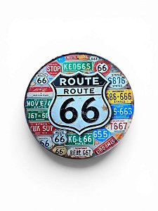 PLACA DECORATIVA ROUTE 66