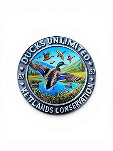PLACA DECORATIVA DUCKS UNLIMITED