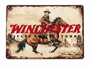 PLACA DECORATIVA WINCHESTER