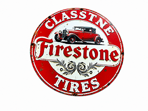 PLACA DECORATIVA FIRESTONE