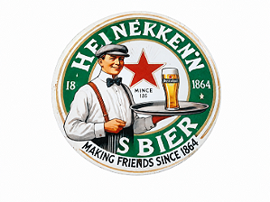 PLACA DECORATIVA HEINEKEN