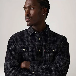 CAMISA LEVI'S JACKSON WORKER PRETA 195730280