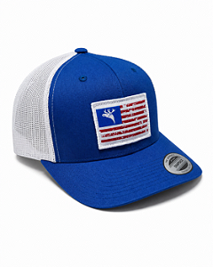 BONE IMPORTADO BILLINGS AZUL MARINHO EUA/ BRANCO