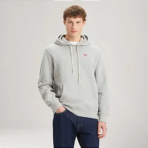 MOLETOM LEVI'S MASC HOUSEMARK HOODIE CINZA LB0041027