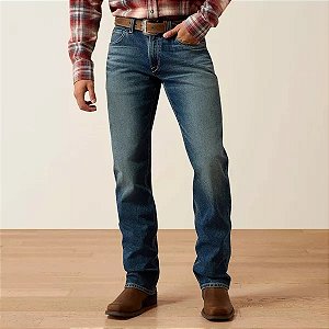 CALÇA ARIAT M4 RELAXED BOOT CUT 10065928 DENIM WASH: SILAS