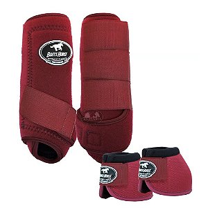 BOOTS HORSE KIT BOLETEIRA E CLOCHE VINHO 4811