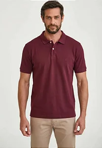 POLO TXC MASC PIQUET REGULAR BORDO 6956