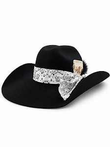 CHAPEU PRALANA ARIZONA SPIRIT ABA/10 QUADRADA PRETO 14728