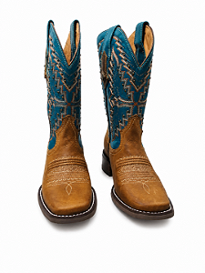 BOTA VIMAR FOSSIL VENEZA CARAMELO/TURQUESA 13238