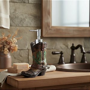 SABONETEIRA EM RESINA BOTA COUNTRY 87-1246