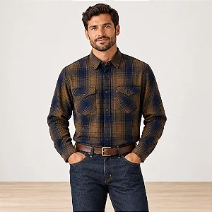 CAMISA LEVI'S MASC RELAXED WESTERN XADREZ A19190078