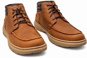 BOTA ANATOMIC GEL RUSTICO CONHAQUE/ FLOATER TROY 7262