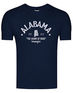 CAMISETA WRANGLER AZUL MAR WM8062MA