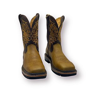 BOTA GOYAZES WORK BOOT CRAZY HORSE HAVANA 207404 CK