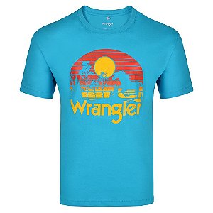 CAMISETA WRANGLER AZUL WM8085AZ