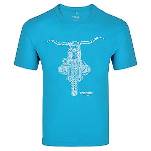 CAMISETA WRANGLER AZUL WM8082AZ