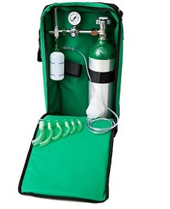 Kit Portátil de Oxigênio 3 Litros Alumínio