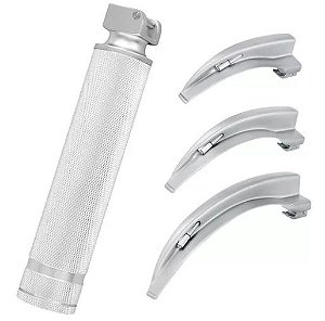 Kit Laringoscópio com 3 Laminas