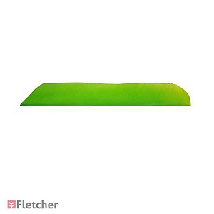 Pena de Peru Inteira Verde Fluorescente LW (Full Length Feather)