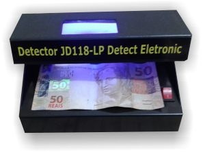 Máquina de detectar notas e documentos falsos JD118-LP Detect Eletronic - BIVOLT