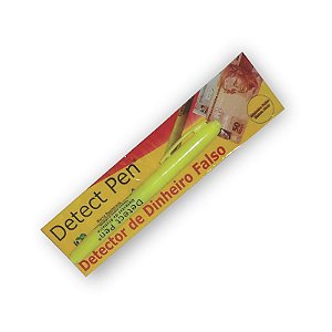 Caneta Detect Pen - Detector de notas falsas - Embalagem Duplex