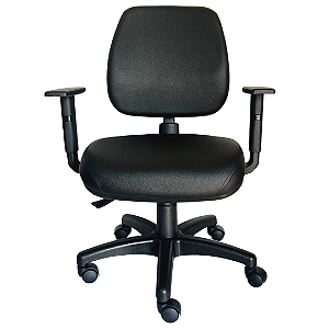 Cadeira Ergonômica Back System NR17 Styllus Gerente Call Center Rhodes Preta RH133