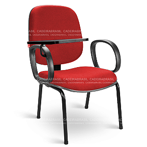 Cadeira Escolar Universitária Diretor Ravan RVD07 4 Pés Prancheta Escamoteável Cadeira Brasil FTS