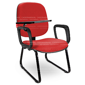 Cadeira Escolar Universitária Diretor Ravan RVD20 Trapezoidal Prancheta Escamoteável Cadeira Brasil FTS
