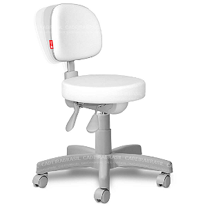 Cadeira Mocho Ergonômico CB 1553 Premium, Estética, Odontologia, Tatuador, Fisioterapia Cadeira Brasil