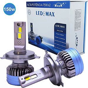 KIT LED MAX H4 15000 LUMENS 6000K RAYX