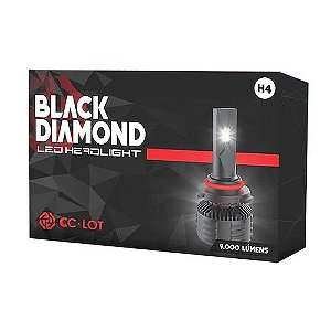 KIT LED BLACK DIAMOND H4 9000LM CCLOT JR8