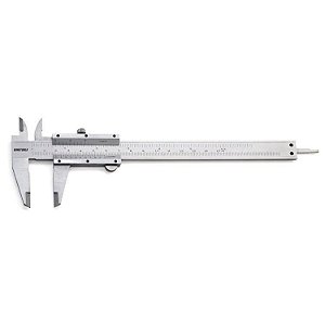 Paquímetro Universal Aço Carbono 0.05mm/1/128" cod 500.150