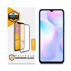 Película para Xiaomi Redmi 9A / 9i - Defender Glass Preta - Gshield