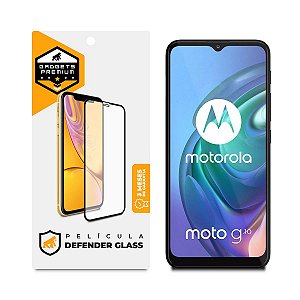 Película para Motorola Moto G10 - Defender Glass Preta - Gshield