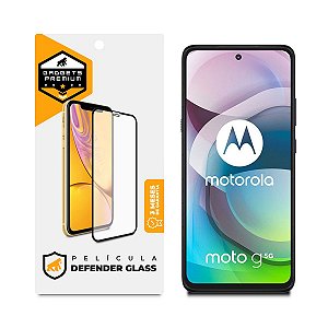 Película Defender Glass para Motorola Moto G 5G - Preta - Gshield