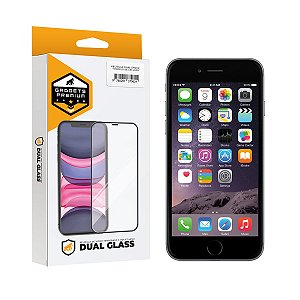 Película para iPhone 6 e 6S - Dual Glass Preta - Gshield