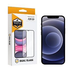 Película Dual Glass para iPhone 12 / 12 Pro - Preto - Gshield