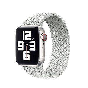 Pulseira Para Apple Watch 42mm /44mm Nylon Loop - Branca - Gshield