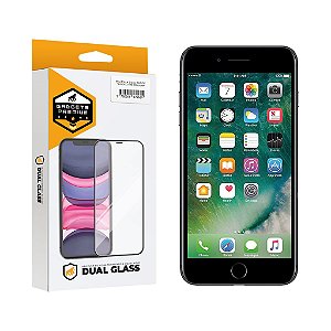 Película para iPhone 7 Plus e 8 Plus - Dual Glass Preta - Gshield