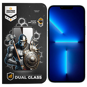Película para iPhone 13 Pro Max - Dual Glass Preta - Gshield