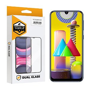 Película para Samsung Galaxy M31 - Dual Glass Preta - Gshield