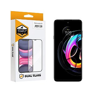 Película para Motorola Moto Edge 20 Lite - Dual Glass Preta - Gshield