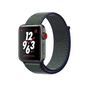 Pulseira para Apple Watch 38 / 40 / 41MM Ballistic - Azul Nevoeiro - Gshield