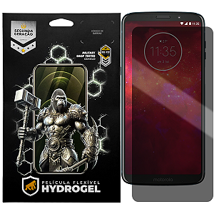 Película para Motorola Moto Z3 Play - Privacidade Hydrogel - Gshield