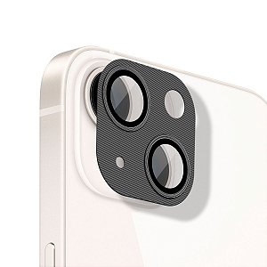Protetor de Lente de Câmera de Alumínio para iPhone 14 Plus - Preta - Gshield