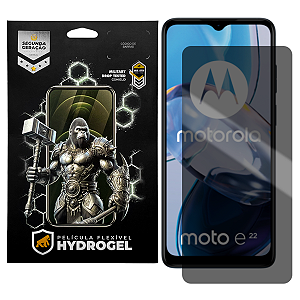 Película para Motorola Moto E22 - Privacidade Hydrogel - Gshield