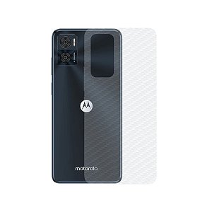 Película para Motorola Moto E22 - Traseira de Fibra de Carbono - Gshield
