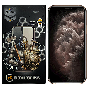 Película para iPhone X / XS - Dual Glass Preta - Gshield