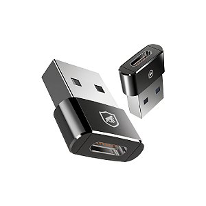 Adaptador Tipo C / USB-A - Preto - Gshield