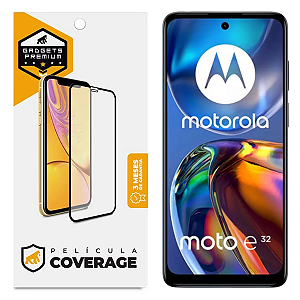 Película para Motorola Moto E32 - Coverage 5D Pro Preta - Gshield